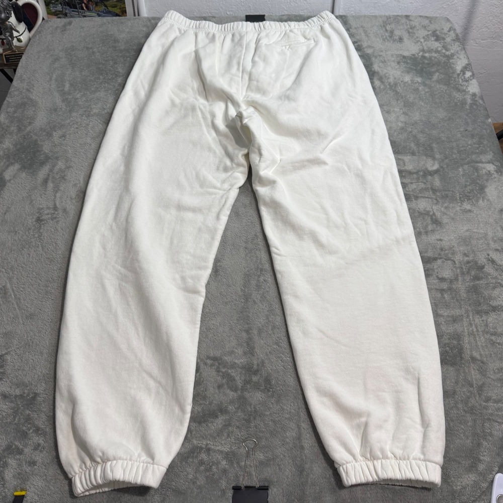 Halfdays Ski Club White Logo Embroidered Heavyweight Sweatpants Joggers Size 2 - Picture 6 of 11